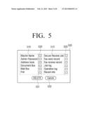 IMAGE FORMING APPARATUS AND METHOD OF MANAGING INFORMATION THEREOF diagram and image