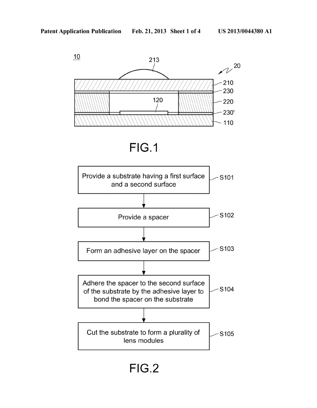 LENS MODULE AND METHOD FOR MANUFACTURING THE SAME - diagram, schematic, and image 02