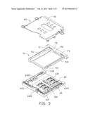 CHIP CARD HOLDING MECHANISM AND PORTABLE ELECTRONIC DEVICE USING THE SAME diagram and image