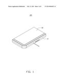 CHIP CARD HOLDING MECHANISM AND PORTABLE ELECTRONIC DEVICE USING SAME diagram and image