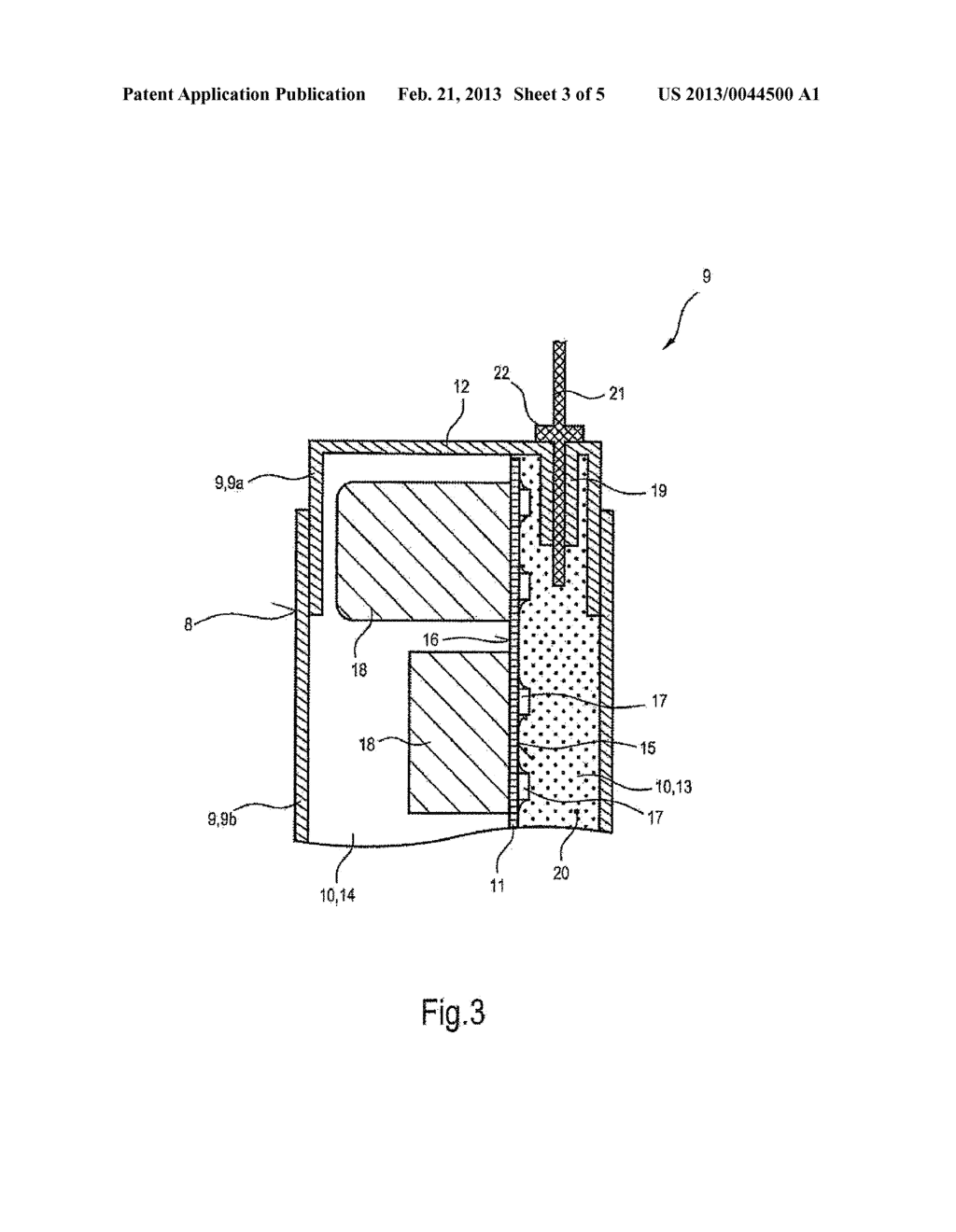 ELECTRONICS HOUSING FOR A LAMP, SEMICONDUCTOR LAMP AND METHOD FOR CASTING     AN ELECTRONICS HOUSING FOR A LAMP - diagram, schematic, and image 04