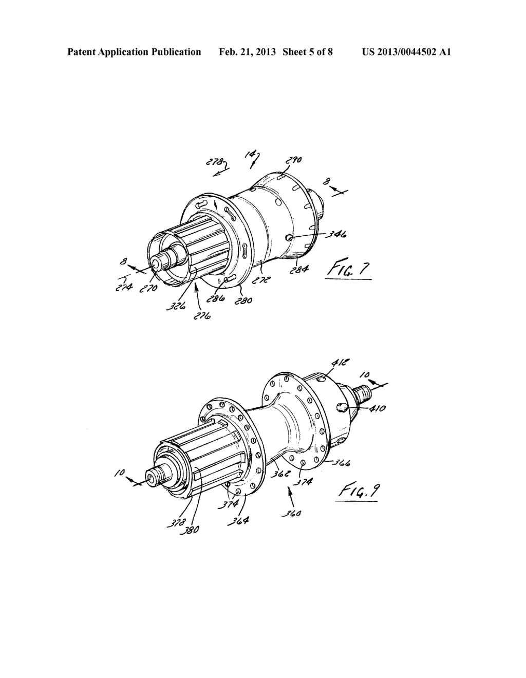 Lighted Bicycle Wheel Hub Assembly - diagram, schematic, and image 06