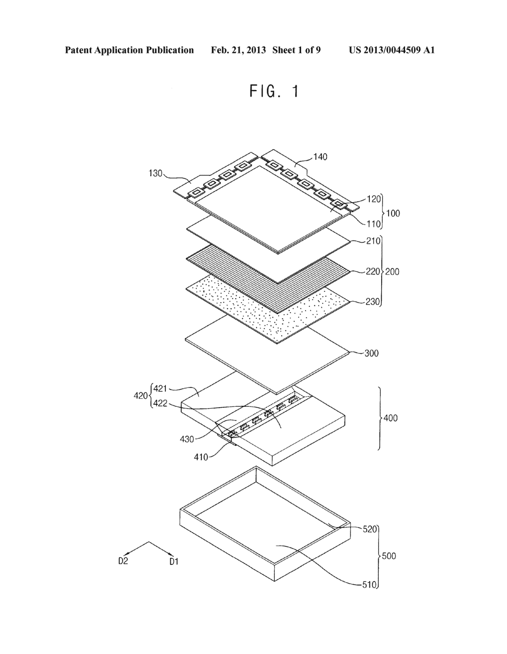 BACKLIGHT ASSEMBLY AND DISPLAY APPARATUS HAVING THE SAME - diagram, schematic, and image 02