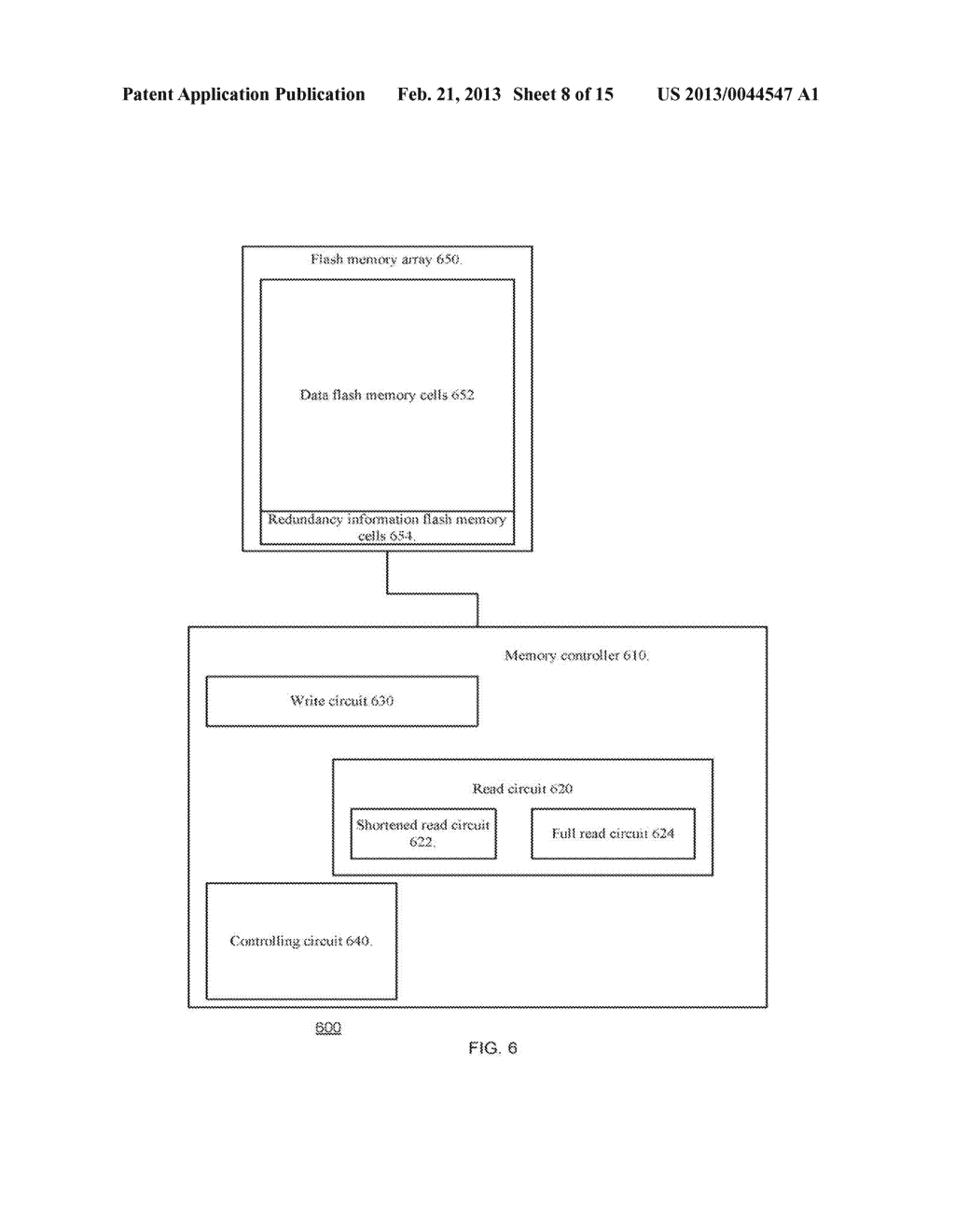 DEVICE, METHOD AND COMPUTER READABLE PROGRAM FOR ACCESSING MEMORY CELLS     USING SHORTENED READ ATTEMPTS - diagram, schematic, and image 09