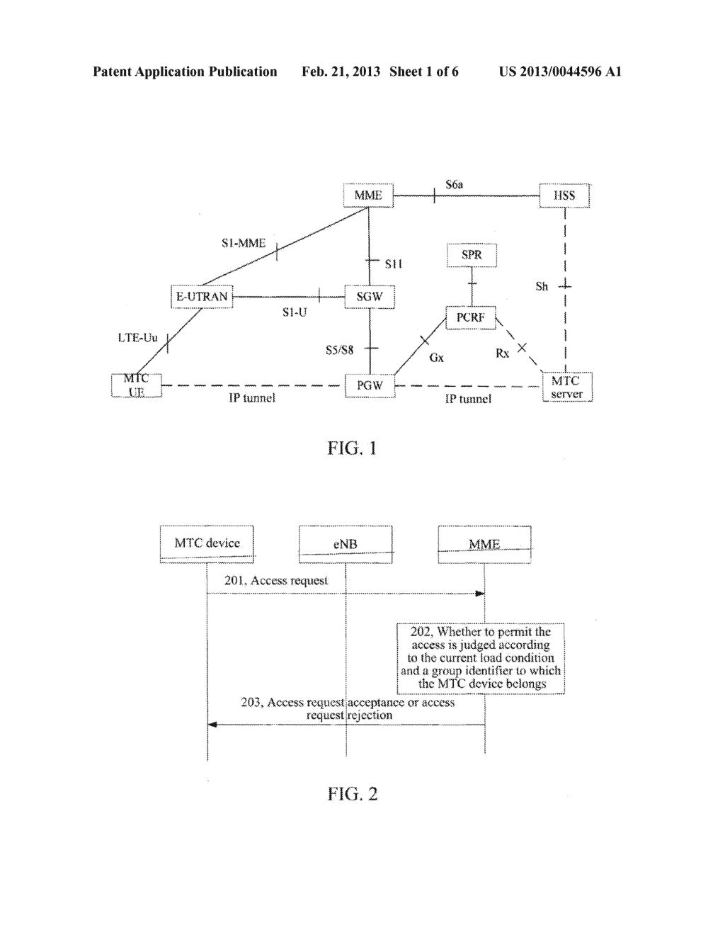 Method and System for Controlling Access of Machine Type Communications     Devices - diagram, schematic, and image 02