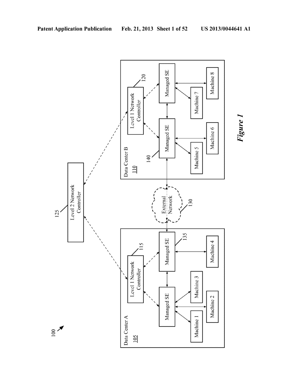 FEDERATING INTERCONNECTION SWITCHING ELEMENT NETWORK TO TWO OR MORE LEVELS - diagram, schematic, and image 02