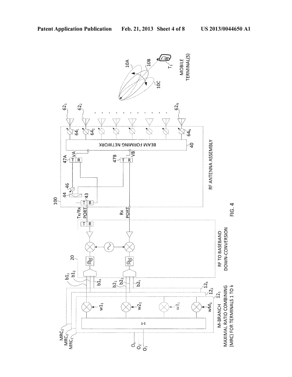 METHOD AND APPARATUS FOR PROVIDING ELEVATION PLANE SPATIAL BEAMFORMING - diagram, schematic, and image 05