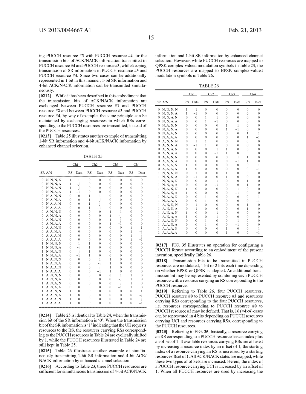 METHOD AND APPARATUS FOR TRANSMITTING CONTROL INFORMATION IN A WIRELESS     COMMUNICATION SYSTEM - diagram, schematic, and image 45