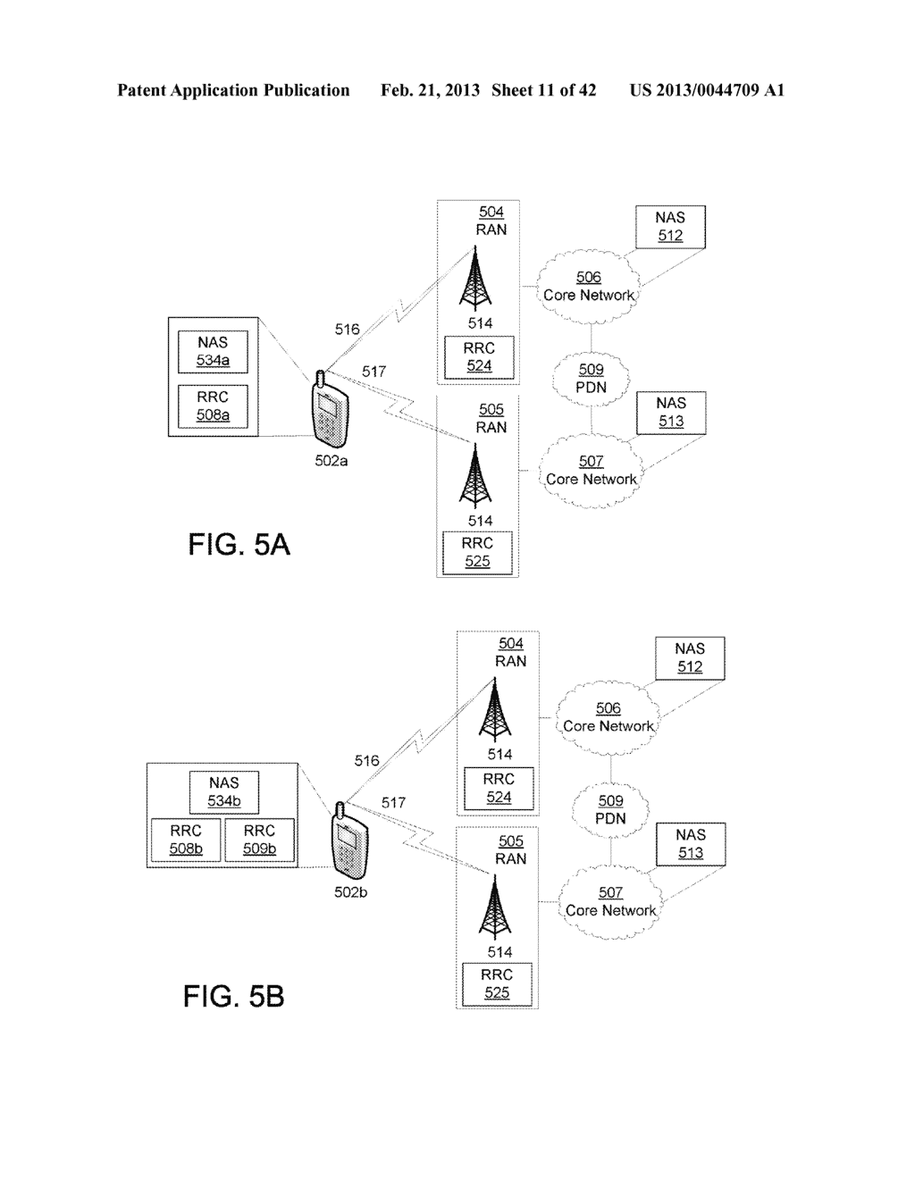 METHOD AND APPARATUS FOR USING NON-ACCESS STRATUM PROCEDURES IN A MOBILE     STATION TO ACCESS RESOURCES OF COMPONENT CARRIERS BELONGING TO DIFFERENT     RADIO ACCESS TECHNOLOGIES - diagram, schematic, and image 12