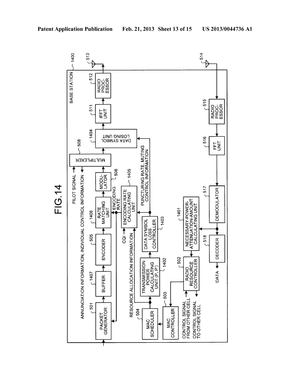 BASE STATION, COMMUNICATION SYSTEM, MOBILE STATION, AND COMMUNICATION     METHOD - diagram, schematic, and image 14