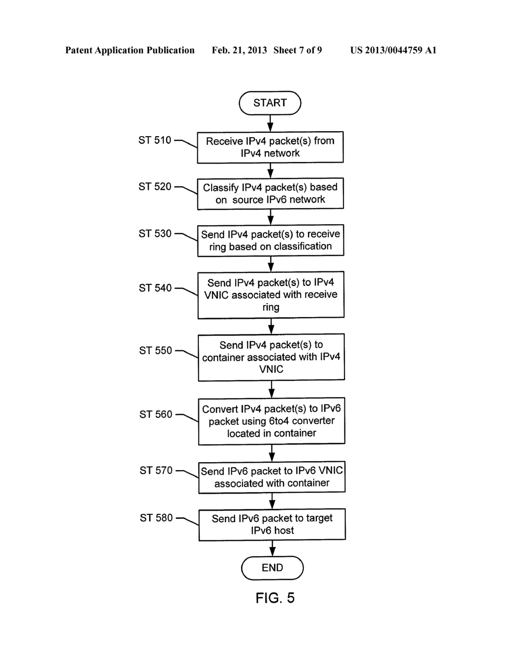 N-WAY ROUTING PACKETS ACROSS AN INTERMEDIATE NETWORK - diagram, schematic, and image 08