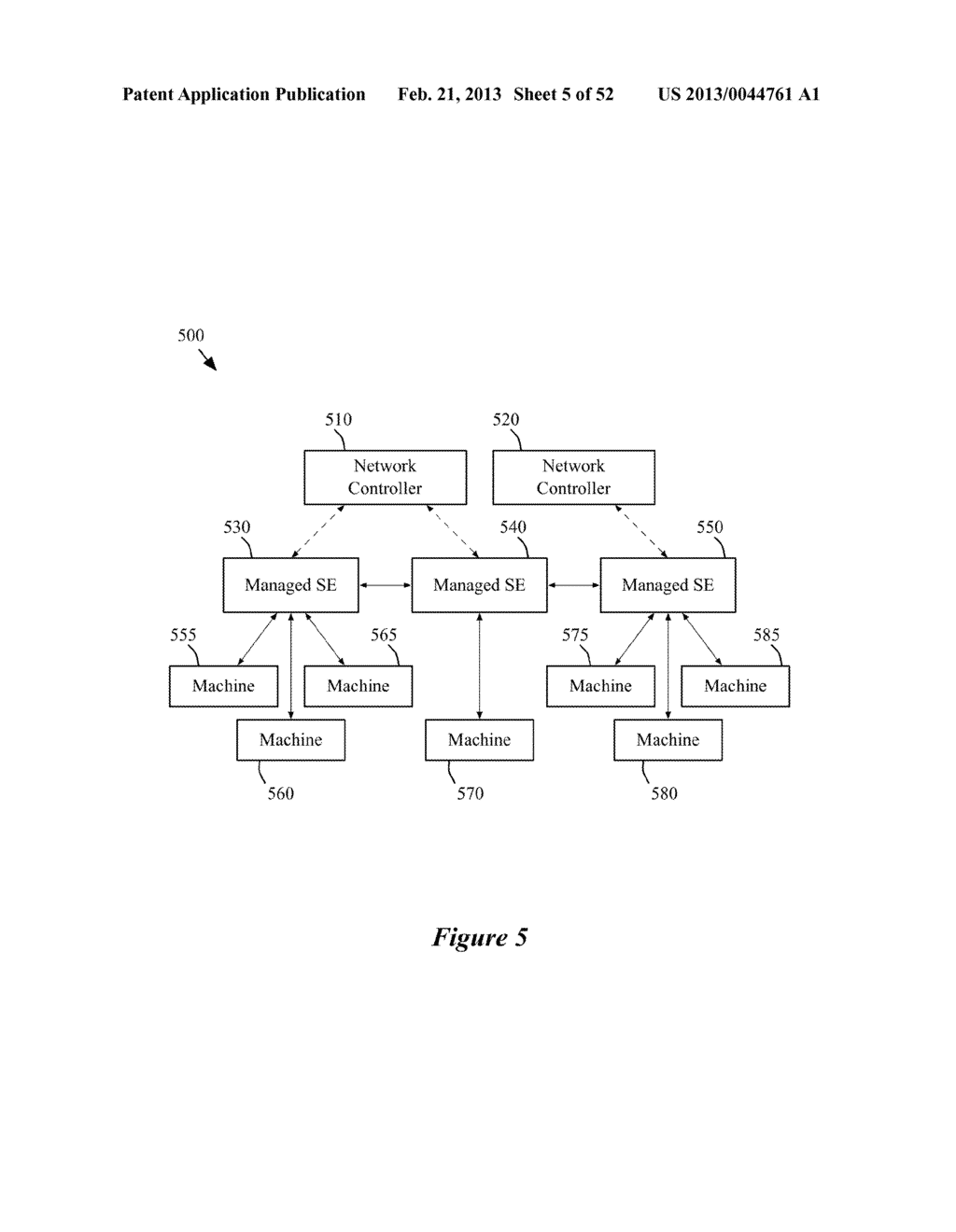 HIERARCHICAL CONTROLLER CLUSTERS FOR INTERCONNECTING TWO OR MORE LOGICAL     DATAPATH SETS - diagram, schematic, and image 06