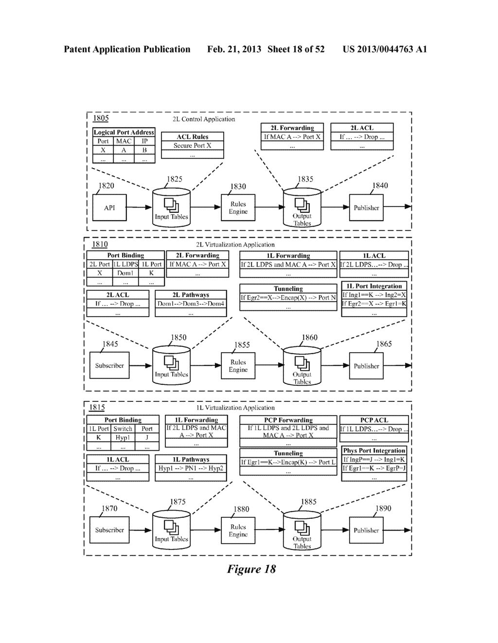 PACKET PROCESSING IN FEDERATED NETWORK - diagram, schematic, and image 19