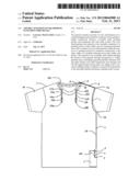 Apparel with built-in headphone extension wire device diagram and image