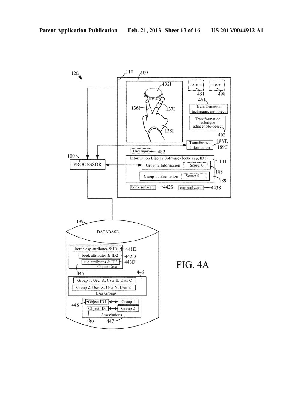 USE OF ASSOCIATION OF AN OBJECT DETECTED IN AN IMAGE TO OBTAIN INFORMATION     TO DISPLAY TO A USER - diagram, schematic, and image 14