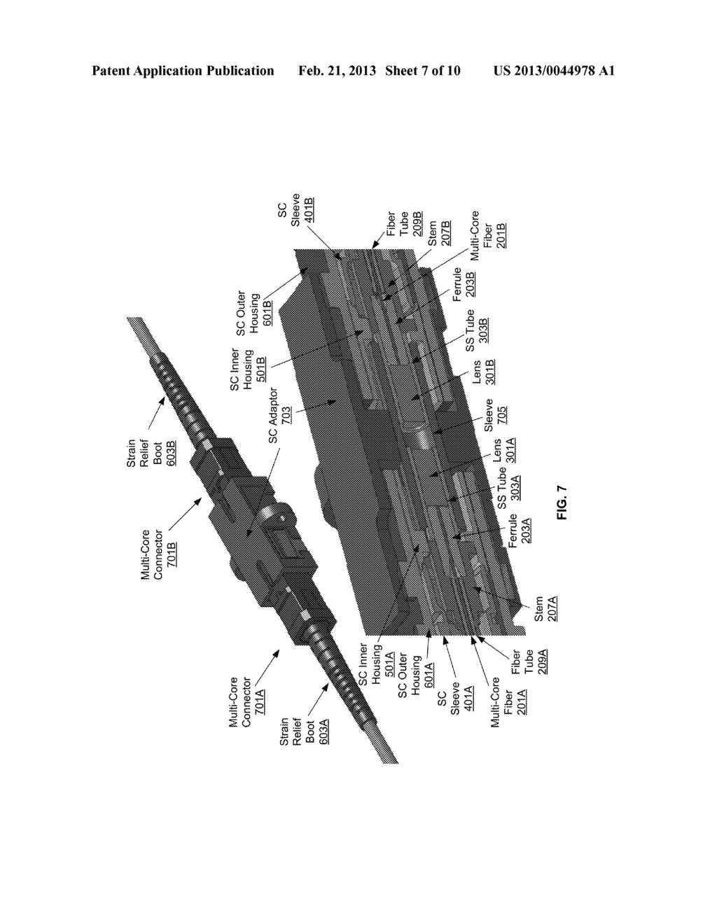 Method And System For A Multi-Core Fiber Connector - diagram, schematic, and image 08