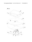 FIBER OPTIC ENCLOSURE WITH TEAR-AWAY SPOOL diagram and image