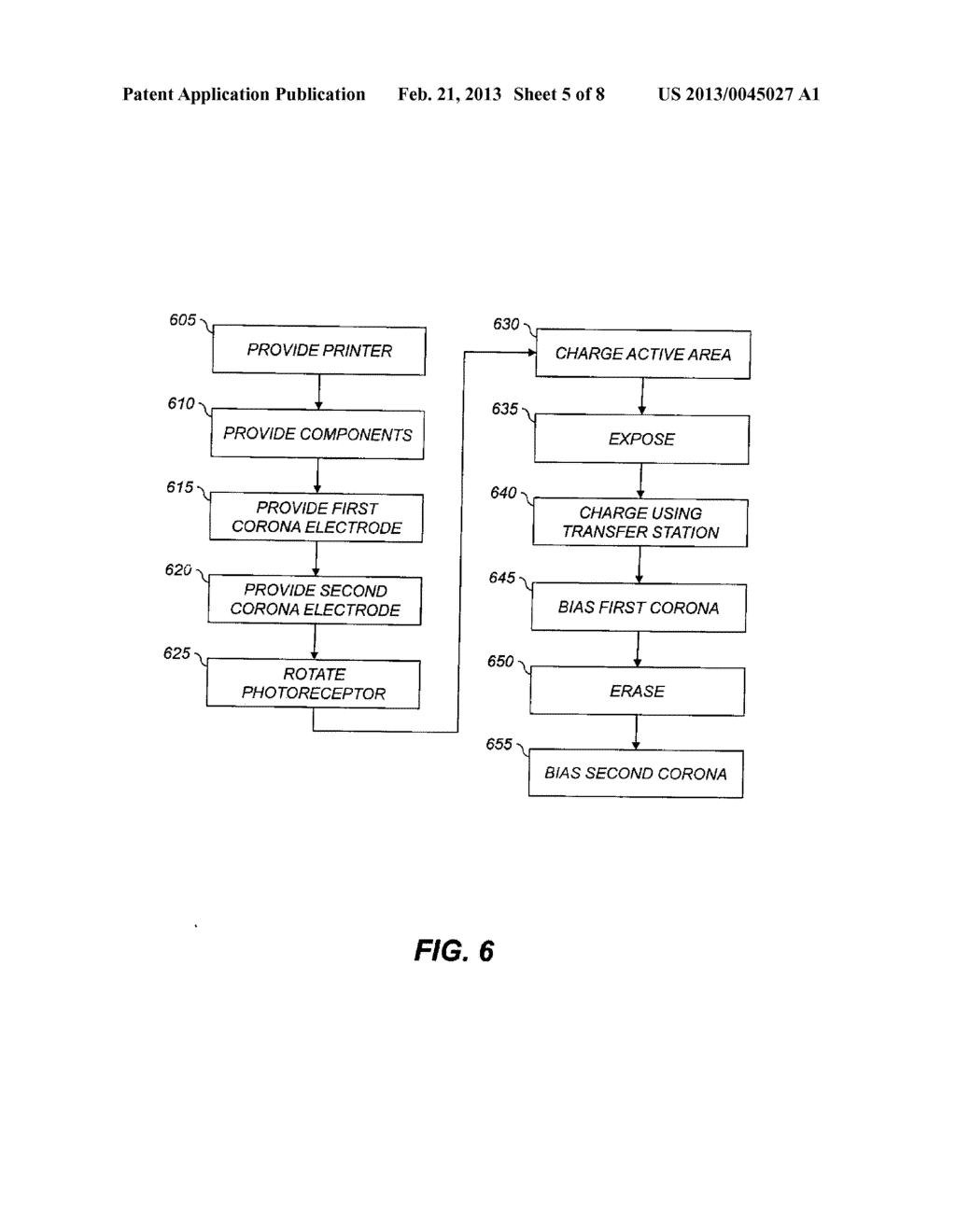 ELECTRICAL RECONDITIONING FOR PRINTER PHOTORECEPTOR - diagram, schematic, and image 06