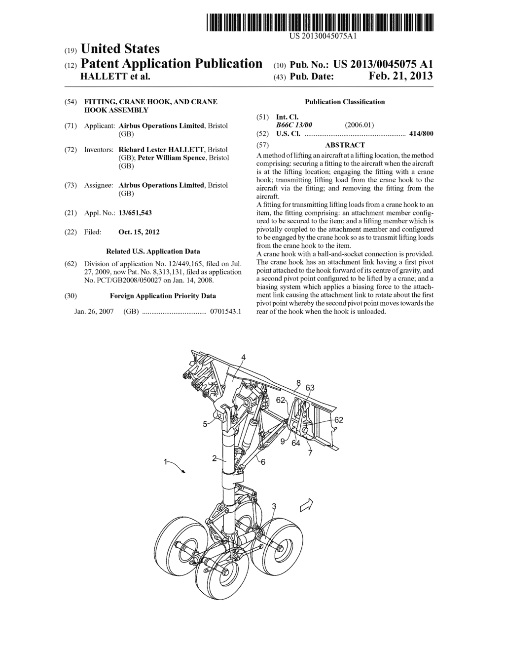 FITTING, CRANE HOOK, AND CRANE HOOK ASSEMBLY - diagram, schematic, and image 01