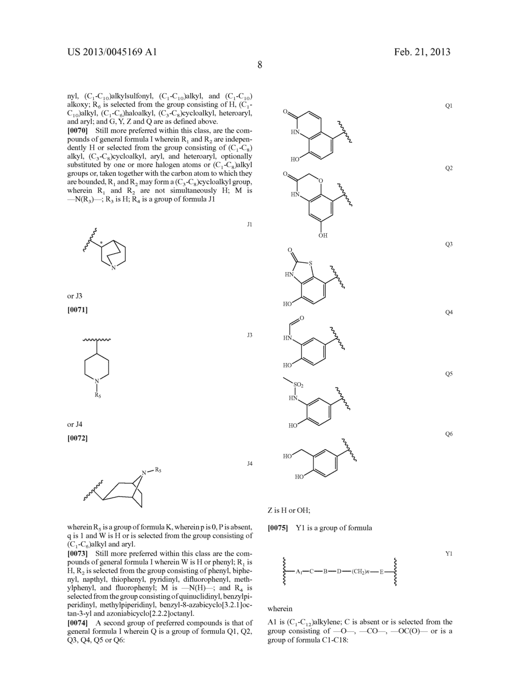 COMPOUNDS HAVING MUSCARINIC RECEPTOR ANTAGONIST AND BETA2 ADRENERGIC     RECEPTOR AGONIST ACTIVITY - diagram, schematic, and image 09