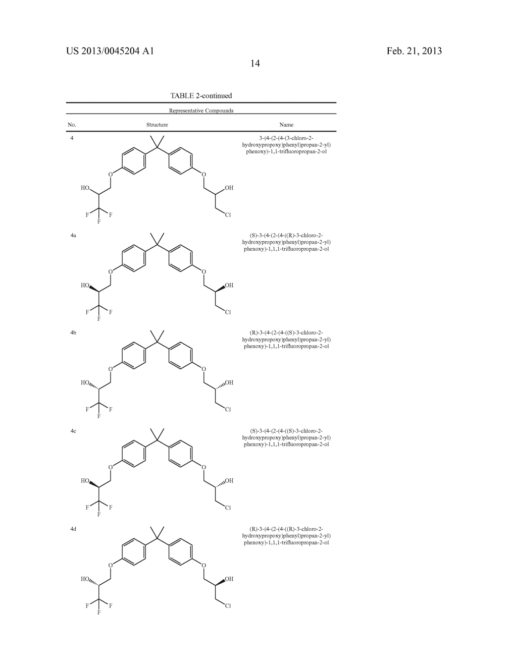 FLUORINATED BISPHENOL ETHER COMPOUNDS AND METHODS FOR THEIR USE - diagram, schematic, and image 24