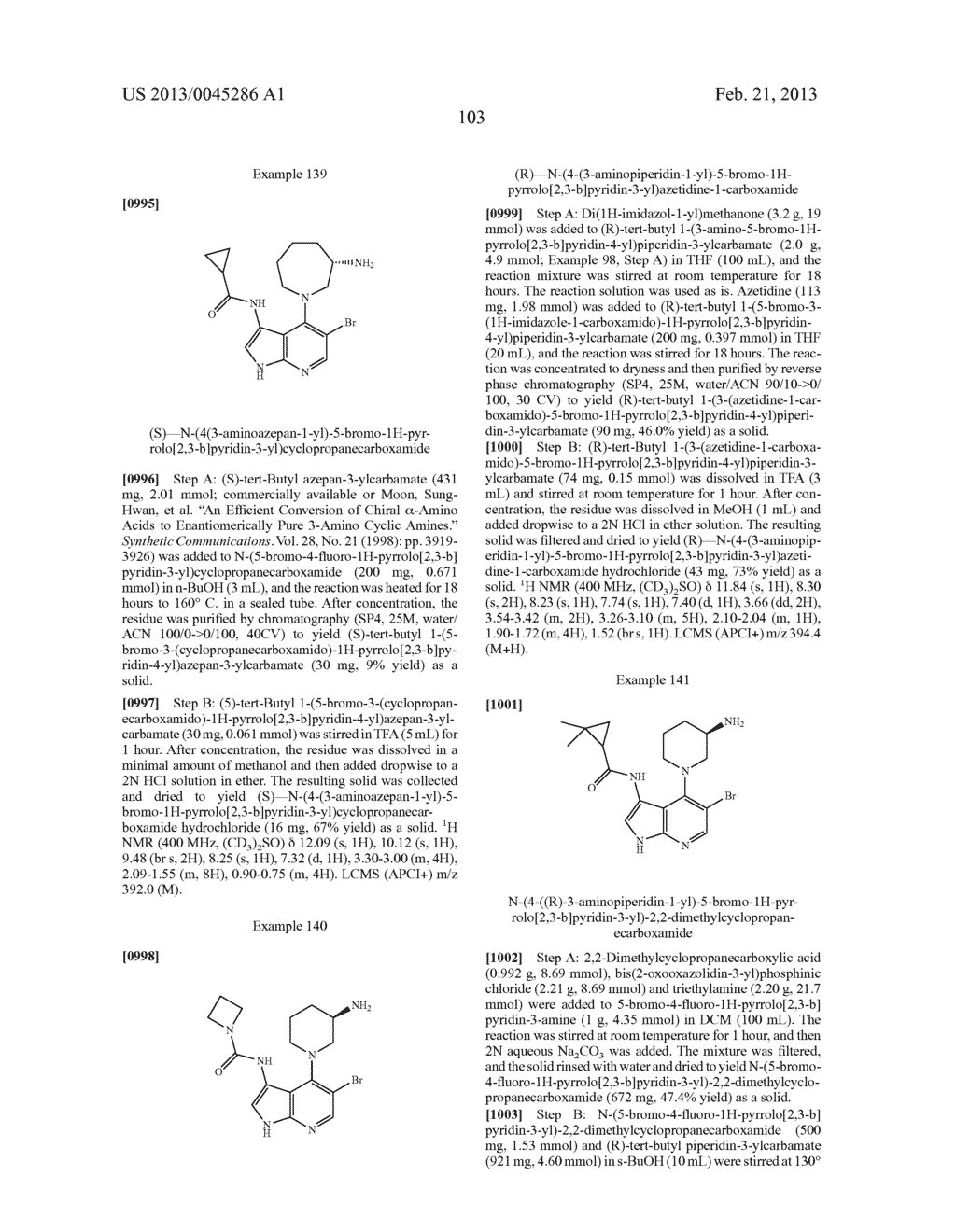 PYRROLOPYRIDINES AS KINASE INHIBITORS - diagram, schematic, and image 104