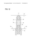 BATTERY, BATTERY ELEMENT, BATTERY CASE, BATTERY PRODUCTION METHOD, AND     VEHICLE HAVING BATTERY MOUNTED THEREON diagram and image