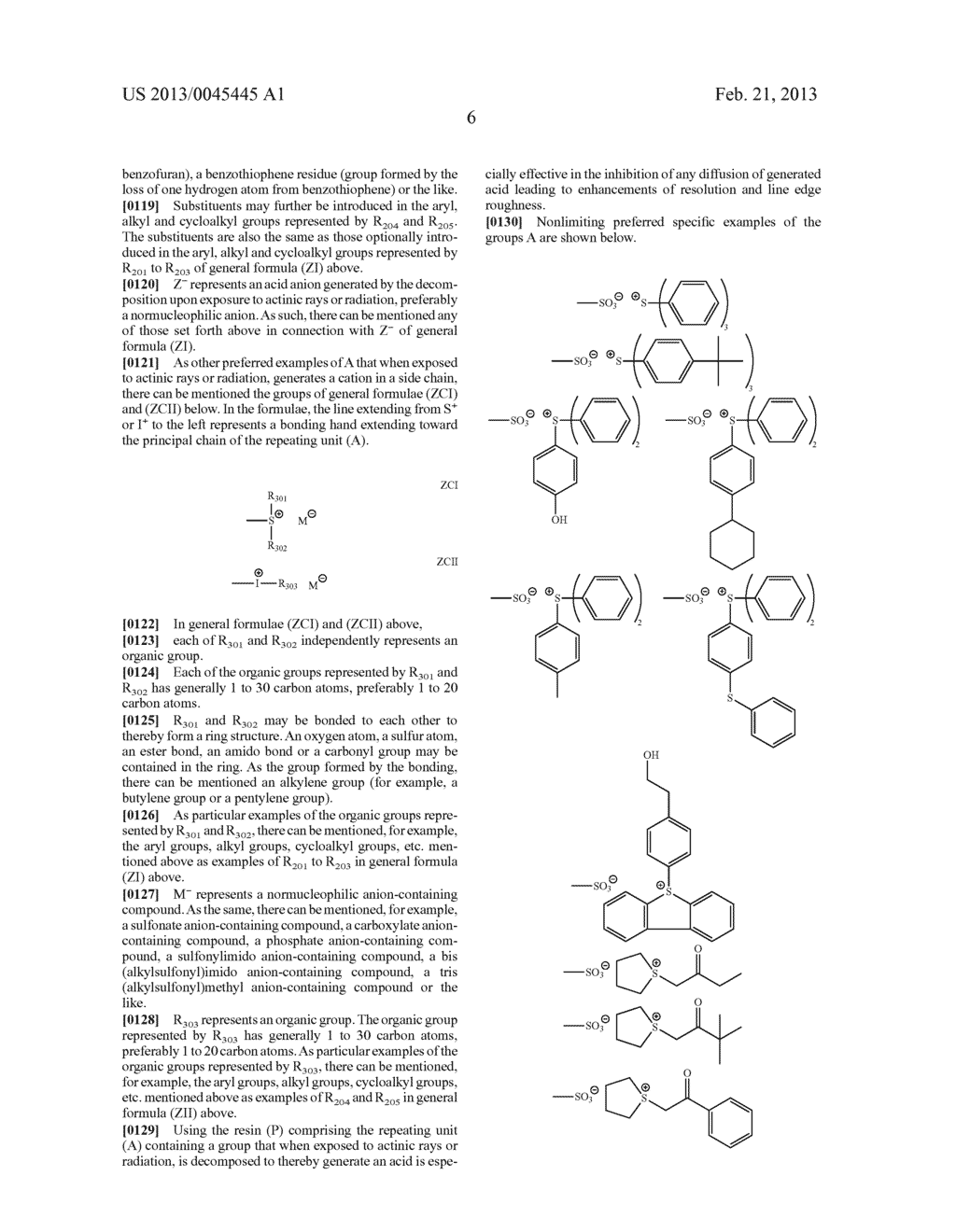 ACTINIC-RAY- OR RADIATION-SENSITIVE RESIN COMPOSITION, ACTINIC-RAY- OR     RADIATION-SENSITIVE RESIN FILM THEREFROM AND METHOD OF FORMING PATTERN     USING THE COMPOSITION - diagram, schematic, and image 07