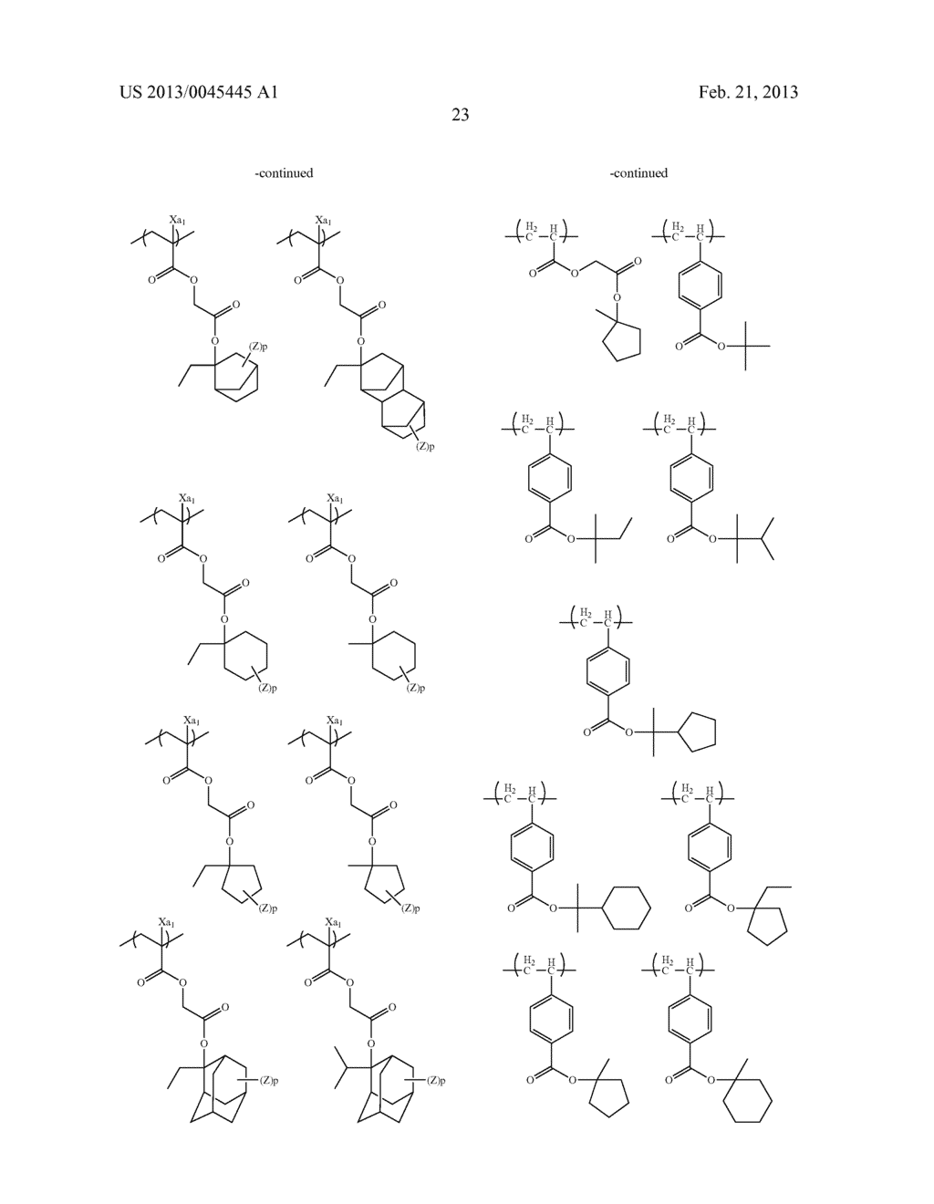 ACTINIC-RAY- OR RADIATION-SENSITIVE RESIN COMPOSITION, ACTINIC-RAY- OR     RADIATION-SENSITIVE RESIN FILM THEREFROM AND METHOD OF FORMING PATTERN     USING THE COMPOSITION - diagram, schematic, and image 24