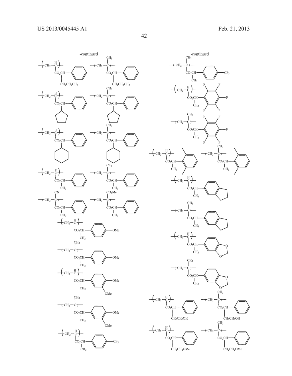 ACTINIC-RAY- OR RADIATION-SENSITIVE RESIN COMPOSITION, ACTINIC-RAY- OR     RADIATION-SENSITIVE RESIN FILM THEREFROM AND METHOD OF FORMING PATTERN     USING THE COMPOSITION - diagram, schematic, and image 43