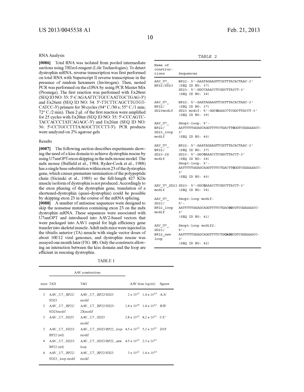 MODIFIED U7 SNRNAS FOR TREATMENT OF NEUROMUSCULAR DISEASES - diagram, schematic, and image 22