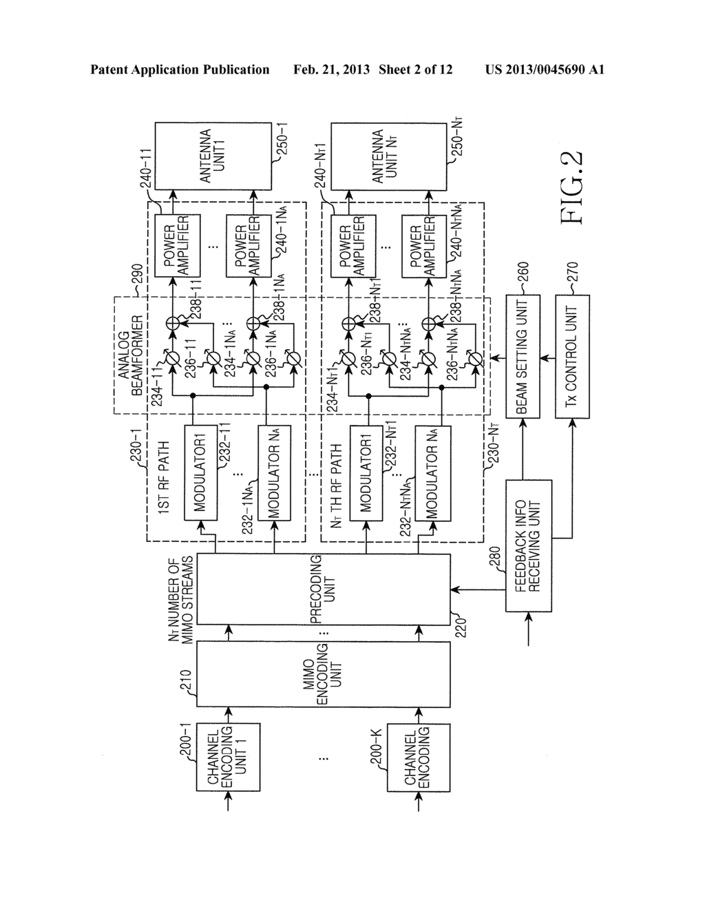 APPARATUS AND METHOD FOR SUPPORTING MULTI-ANTENNA TRANSMISSION IN     BEAMFORMED WIRELESS COMMUNICATION SYSTEM - diagram, schematic, and image 03