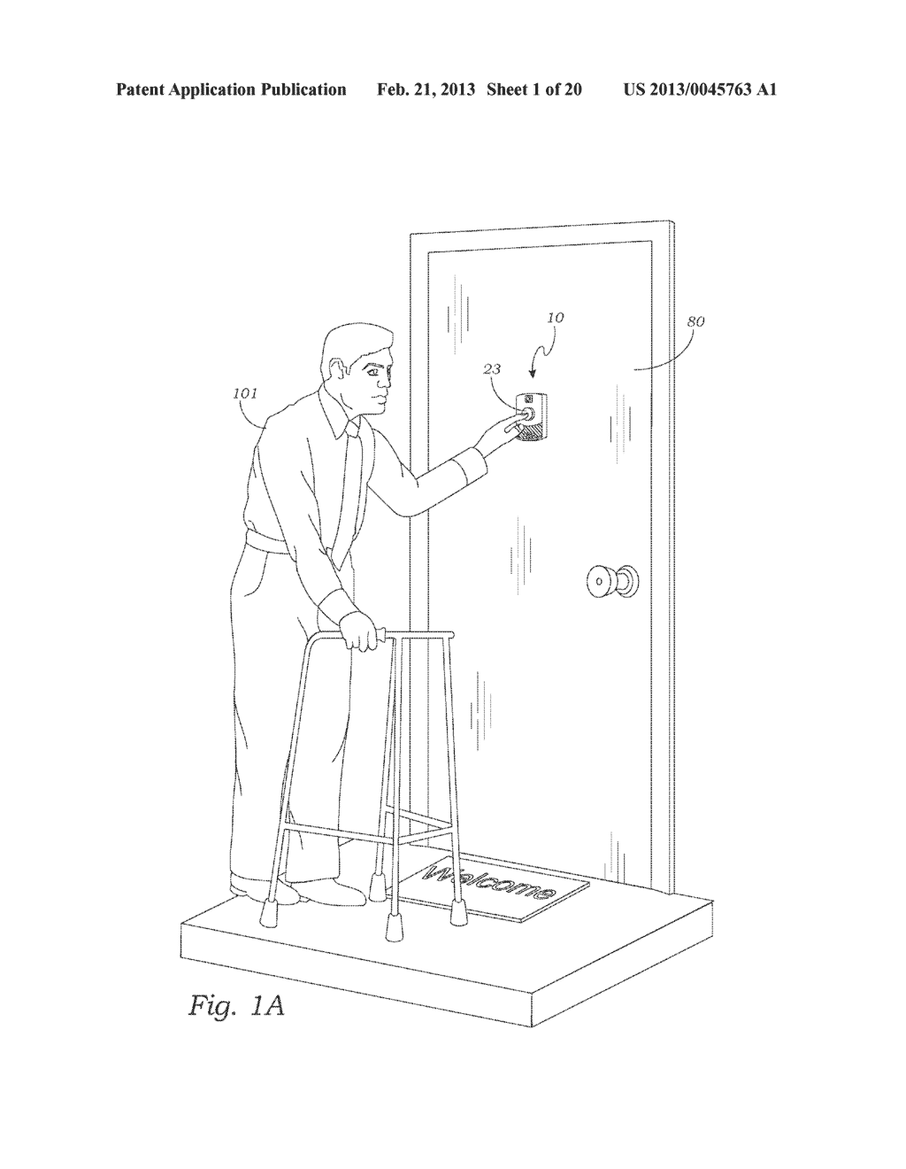 SYSTEM AND METHOD FOR PROVIDING NOTICE OF VISITOR - diagram, schematic, and image 02