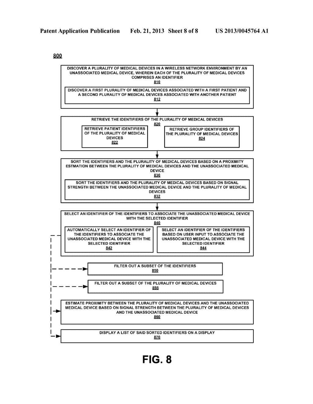 ASSOCIATING A MEDICAL DEVICE WITH AN IDENTIFIER - diagram, schematic, and image 09