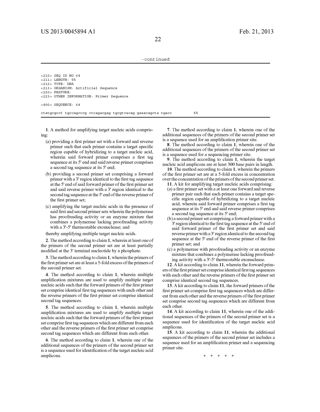 Method for Amplification of Target Nucleic Acids Using a Multi-Primer     Approach - diagram, schematic, and image 26