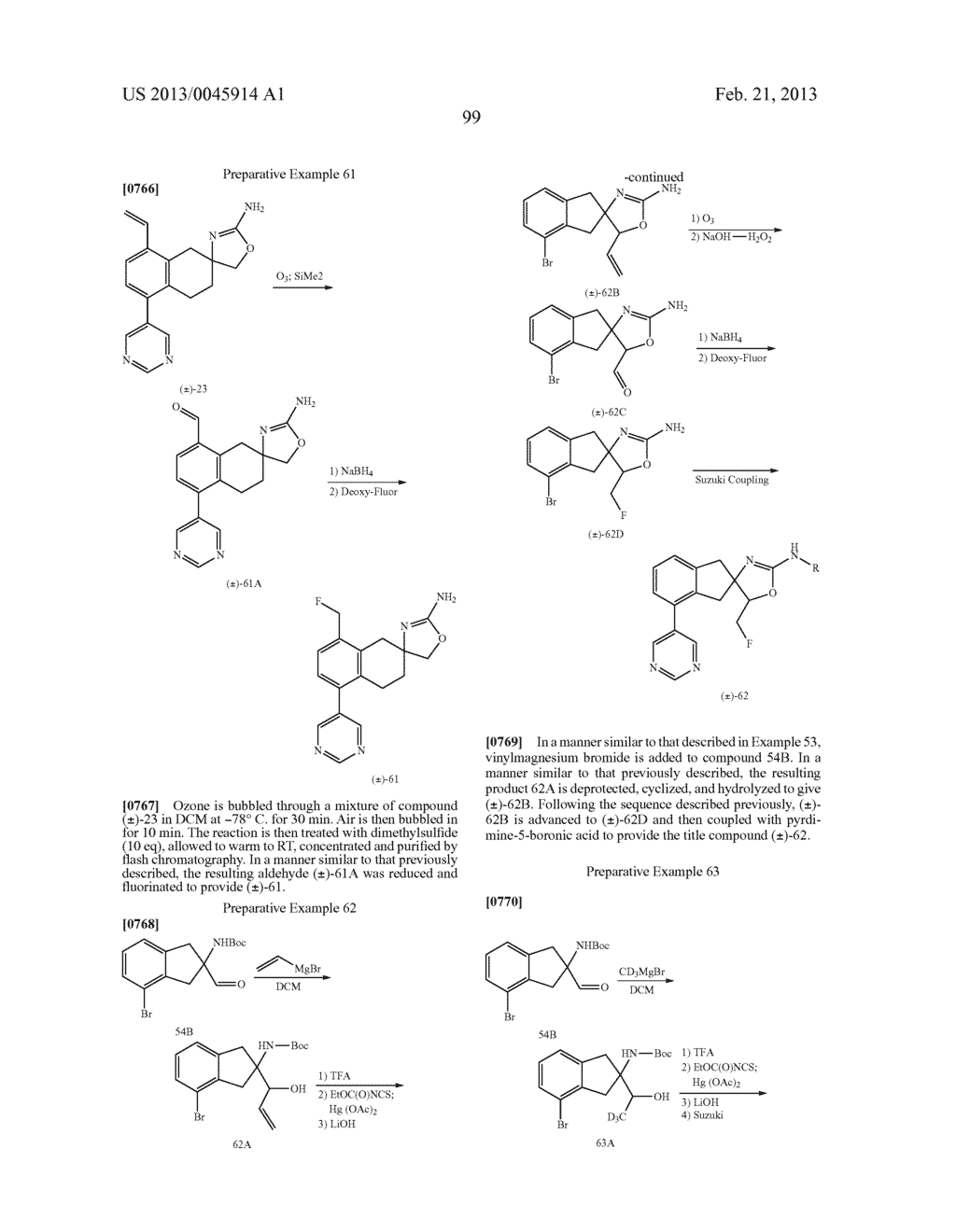 BIARYL SPIROAMINOOXAZOLINE ANALOGUES AS ALPHA2C ADRENERGIC RECEPTOR     MODULATORS - diagram, schematic, and image 100