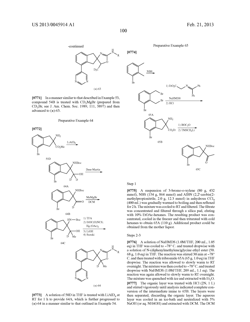 BIARYL SPIROAMINOOXAZOLINE ANALOGUES AS ALPHA2C ADRENERGIC RECEPTOR     MODULATORS - diagram, schematic, and image 101