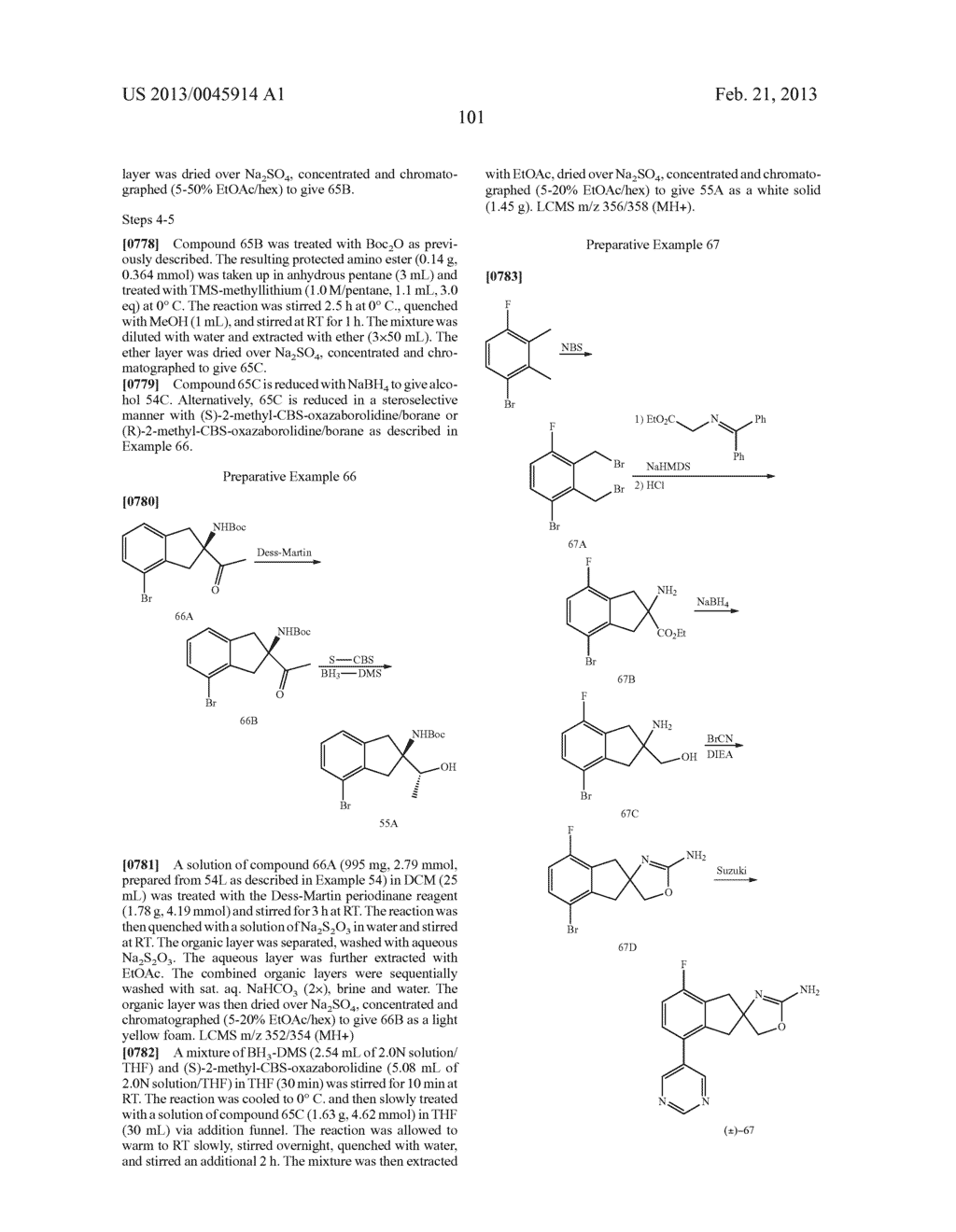 BIARYL SPIROAMINOOXAZOLINE ANALOGUES AS ALPHA2C ADRENERGIC RECEPTOR     MODULATORS - diagram, schematic, and image 102