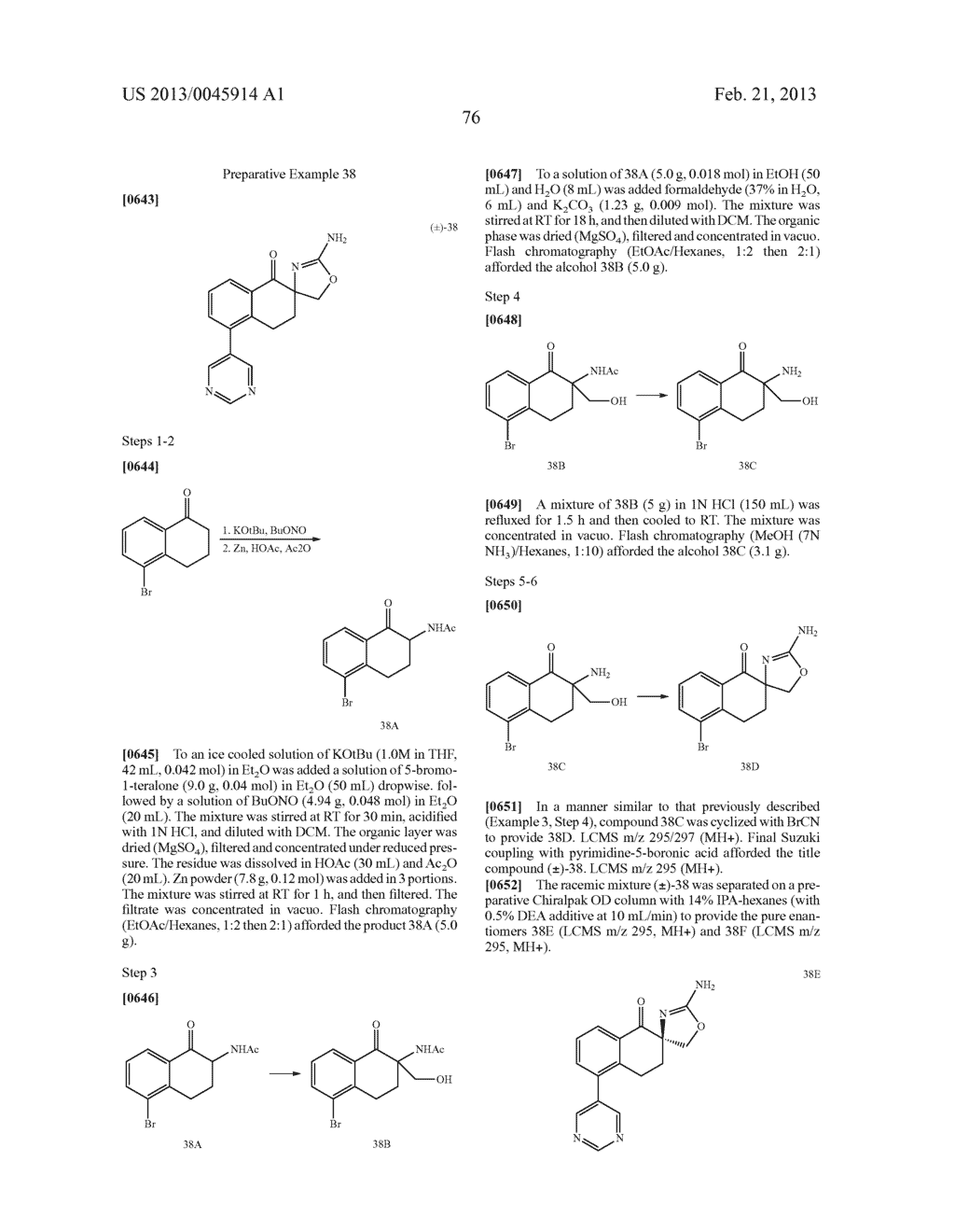 BIARYL SPIROAMINOOXAZOLINE ANALOGUES AS ALPHA2C ADRENERGIC RECEPTOR     MODULATORS - diagram, schematic, and image 77