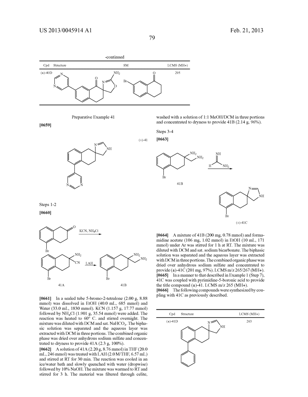 BIARYL SPIROAMINOOXAZOLINE ANALOGUES AS ALPHA2C ADRENERGIC RECEPTOR     MODULATORS - diagram, schematic, and image 80