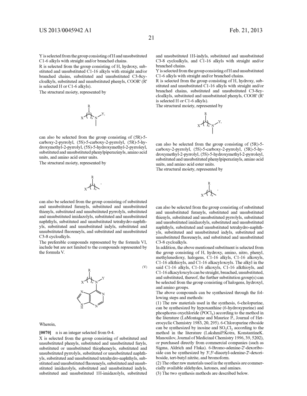 N6-SUBSTITUTED ADENOSINE DERIVATIVES AND N6-SUBSTITUTED ADENINE     DERIVATIVES AND USES THEREOF - diagram, schematic, and image 22