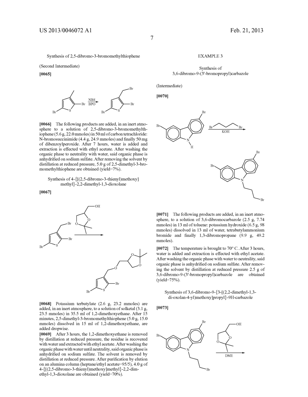 AROMATIC MONOMERS DERIVING FROM GLYCEROL UNITS, PROCESS FOR THEIR     PREPARATION AND USE THEREOF FOR THE PREPARATION OF WATER-SOLUBLE     CONJUGATED POLYMERS - diagram, schematic, and image 08