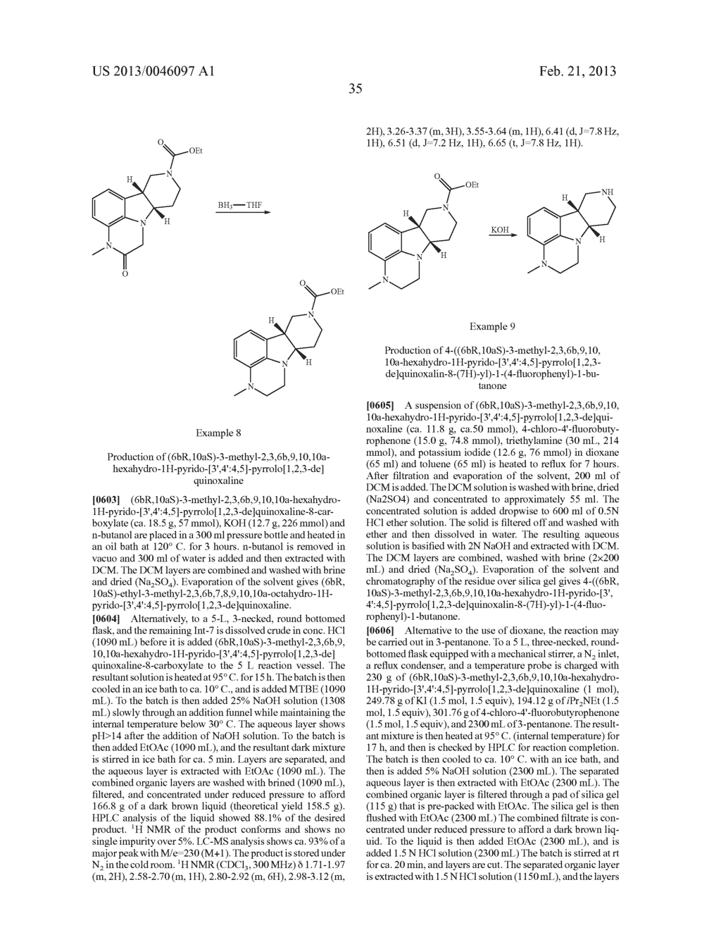 SUBSTITUTED HETEROCYCLE GAMMA-CARBOLINES SYNTHESIS - diagram, schematic, and image 36