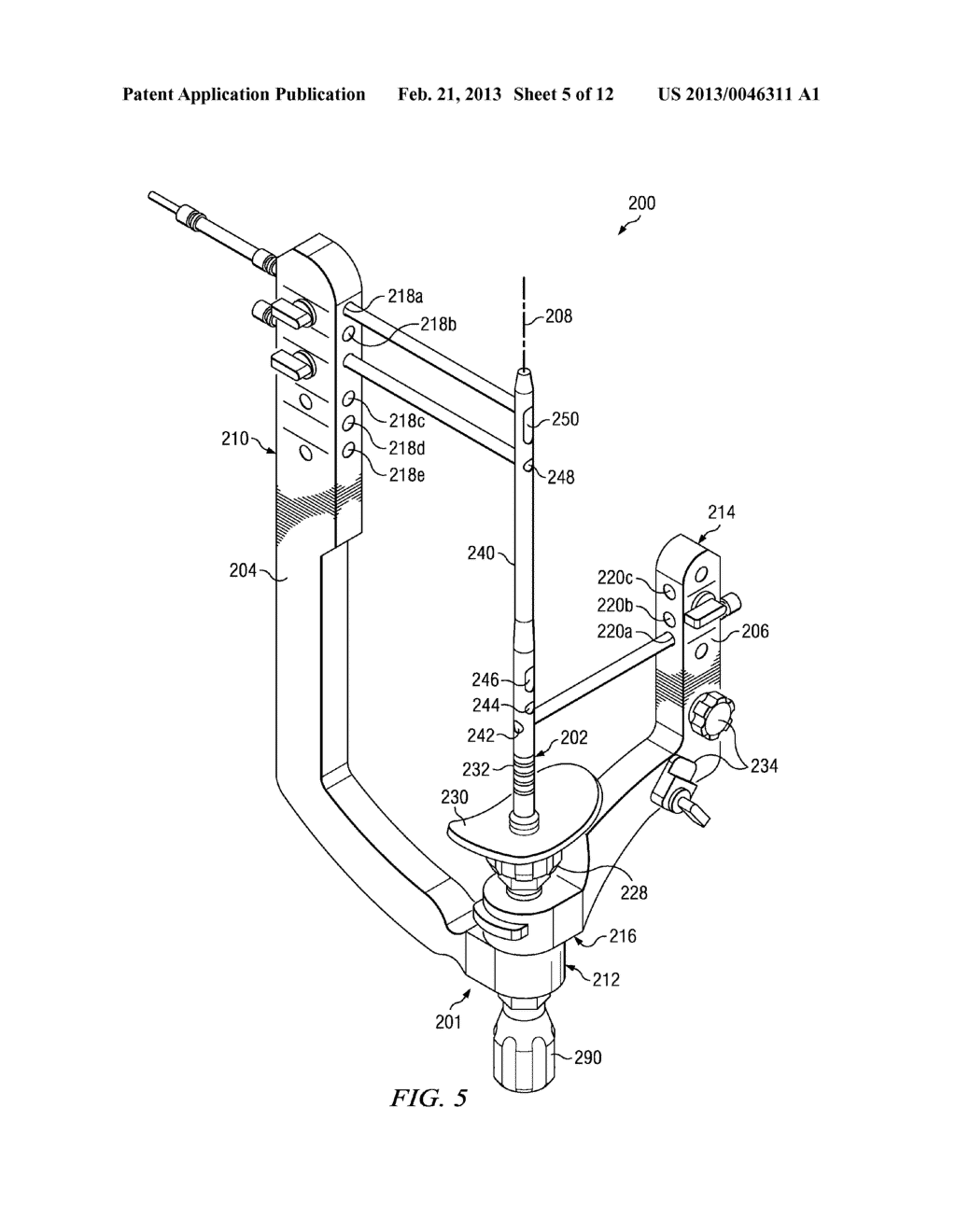 TARGETING ASSEMBLY FOR A COMPRESSION NAIL SYSTEM - diagram, schematic, and image 06