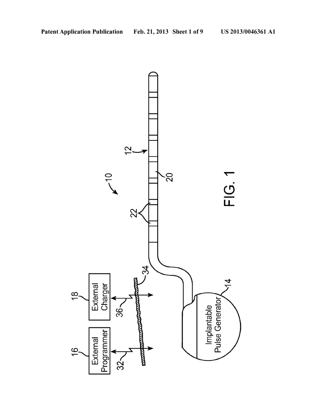 MOLDABLE CHARGER WITH SHAPE-SENSING MEANS FOR AN IMPLANTABLE PULSE     GENERATOR - diagram, schematic, and image 02