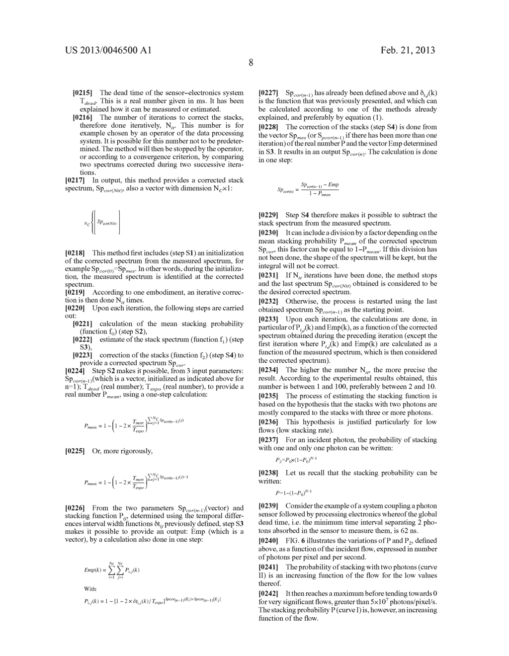 METHOD FOR CORRECTING THE STACKING PHENOMENON APPLIED TO X-RAY SPECTRUMS     ACQUIRED USING A SPECTROMETRIC SENSOR - diagram, schematic, and image 15