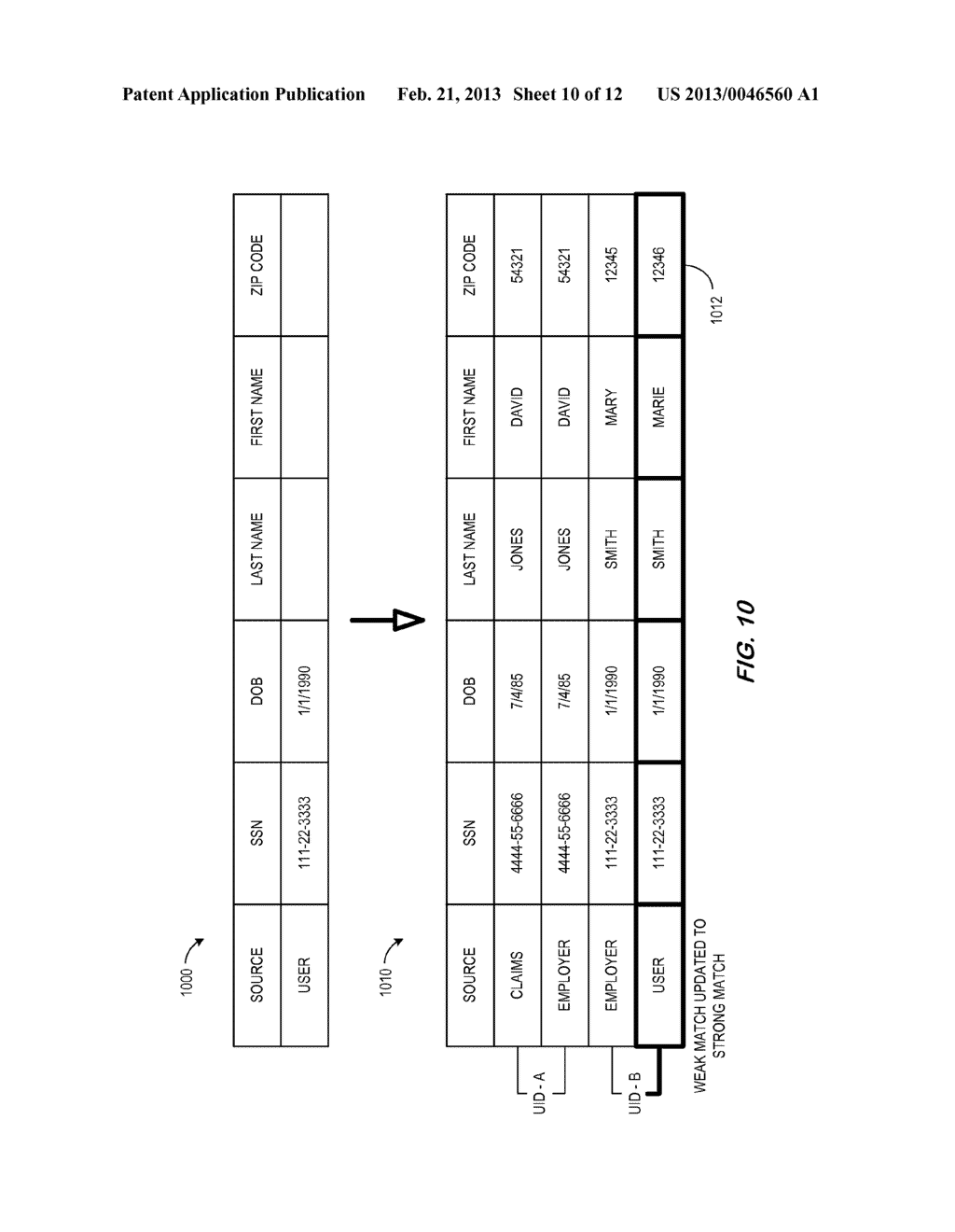 SYSTEM AND METHOD FOR DETERMINISTIC AND PROBABILISTIC MATCH WITH DELAYED     CONFIRMATION - diagram, schematic, and image 11