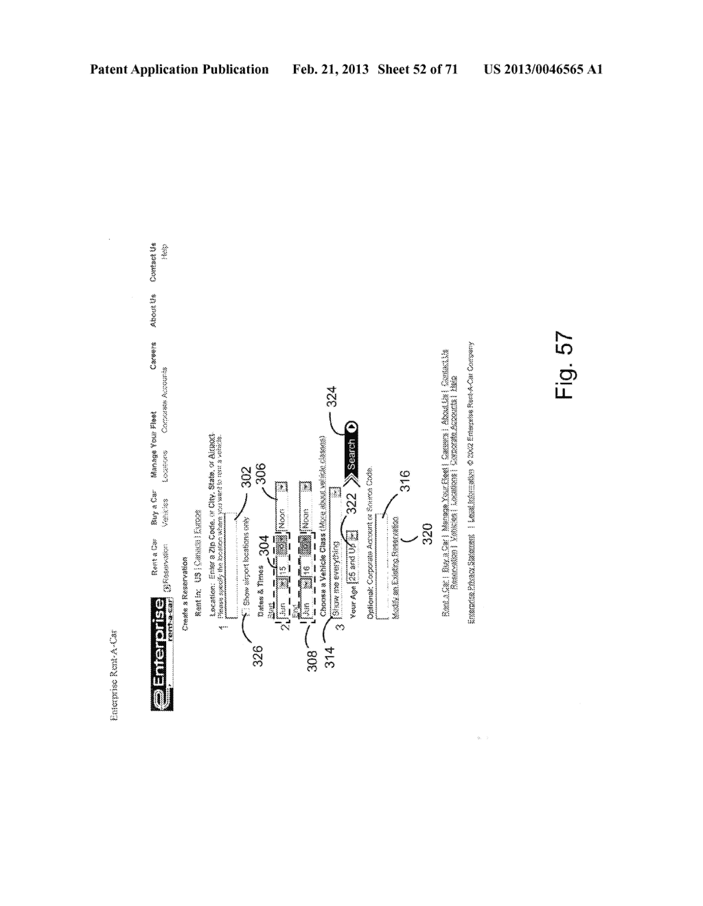 Method and Apparatus for Improved Customer Profiling for Rental Vehicle     Reservations - diagram, schematic, and image 53