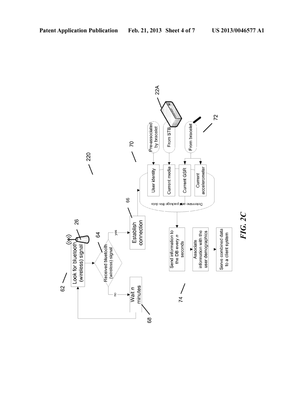 Method and System for Determining Audience Response to a Sensory Stimulus - diagram, schematic, and image 05