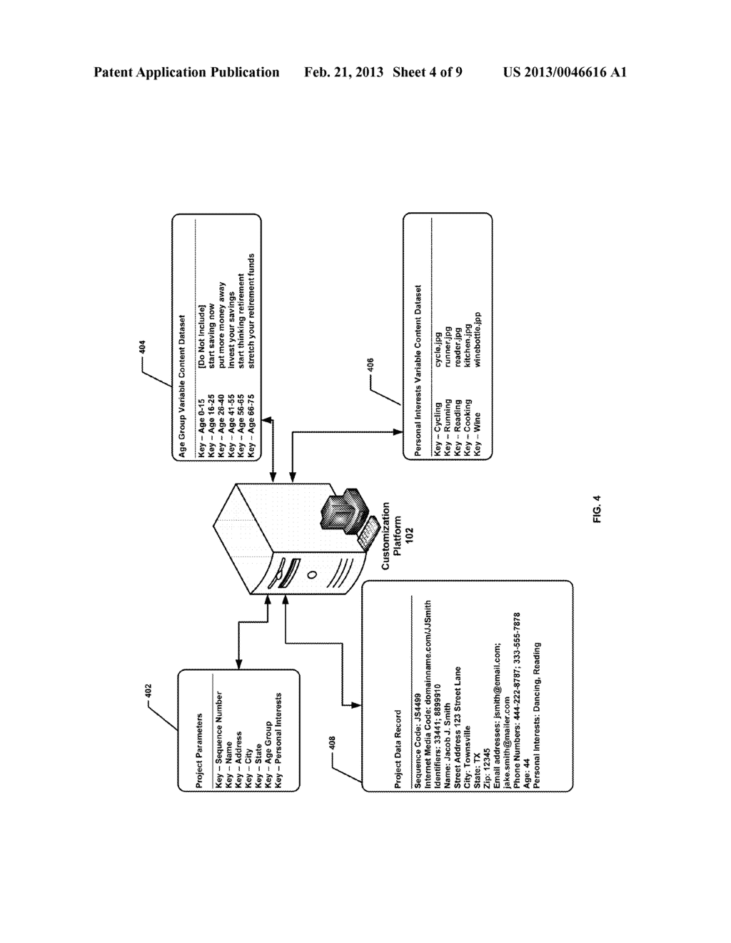 SYSTEMS, METHODS, AND COMPUTER-READABLE MEDIA FOR THE TRIGGERING OF     LOCATION-AWARE CONTENT VIA PRINT-BASED INPUT CONTROLS - diagram, schematic, and image 05